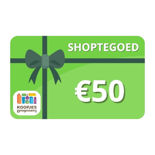 €50,00 Koopjesdrogisterij tegoed